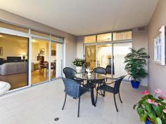 20/880 Canning Highway Applecross WA 6153 LIFESTYLE & LUXURY What is your life priority? Security? Lock n Leave? Peace? Your own space? From the wide and elegant entry foyer, all the way up to the expansive balcony views and impressive interior finishes, there is a lot to love with this Applecross apartment. The security tab activated lift heads up to the front door - and with only two apartments on the level, privacy is guaranteed. Walk into the entry hallway - lined with stylish bamboo flooring (cushioned for sound proofing) and take in the views and the sunshine all in one go, thanks to large floor-to-ceiling window. The custom-made patterned vertical blinds complete the look. The kitchen cleverly incorporates plenty of handy and concealed storage options - including a series of cupboards neatly tucked away as part of the breakfast bar. Stone benchtops with a waterfall edge offer a sophisticated look while the combination of Miele and Smeg appliances, room for a double fridge and an extra-wide oven is sure to please casual cooks as well as serious entertainers. Sliding doors lead out to the partially enclosed balcony, offering views of leafy Applecross and river glimpses and uninterrupted city views. Automated blinds are a clever inclusion and are controlled by the sun, so while you are at work or play, your environment is protected. Inside, zoned Fujitsu reverse-cycle air-conditioning is also on offer. The master suite includes two mirrored, sliding robes - both of which have fitted out beautifully with plenty of hanging and storage space, as well as access to the luxury ensuite, featuring a large shower, spa bath and full height tiling. Two additional bedrooms offer stunning river views and balcony access. With resort style facilities available on the ground level - including a pool, spa and gym, as well as undercover parking for two cars and a private storage area, everything is at your fingertips.