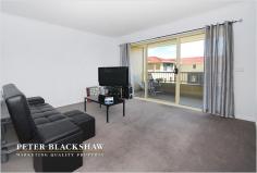 50/63 Ainslie Avenue Braddon ACT 2612 The Gatsby Conveniently located within a 5 minute walk of the Canberra Centre and situated on the first floor of the popular Gatsby development this immaculately presented 1 bedroom apartment boasts 73.5m2 of living area and combined 16m2 of outdoor living space. The fabulous northerly aspected living opens via sliding doors onto a covered balcony which overlooks a tranquil beautifully landscaped common area, away from the hustle and bustle of busy streets. The modern kitchen features, beautiful natural stone bench tops, Miele stainless steel appliances and copious storage whilst the spacious modern bathroom has access from both the bedroom and living areas giving occupants the convenience of an ensuite. The bedroom features its own private balcony which opens to allow a beautiful cross draft through the apartment whilst the living area features ducted reverse cycle heating and cooling. Additionally the apartment features intercom, lift access, basement parking and a storage locker. - North facing - 73.5m2 of living - Security intercom - Reverse cycle ducted heating and cooling - Balconies - Secure basement parking General Features Property Type: Apartment Bedrooms: 1 Bathrooms: 1 Eco Friendly Features EER (Energy Efficiency Rating): Medium (6.0) $399,950