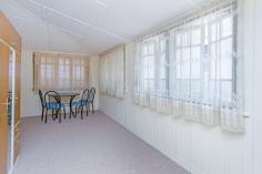6 Fahy Street Brassall Qld 4305 $309,000 321 Features 673sqm land size Air Conditioning Close to amenities Re-roofed Re-wired Re-painted Immaculately Maintained Large sleepout Hardwood floorboards Elevated Location Views Walk to shops Walk to transport Walk to schools Easy access to Warrego Highway Loads of potential Since circa 1947, the owner has lovingly maintained this three bedroom post war home located in one of the original elevated pockets of Brassall. When offered the choice between fibro or timber, for the lining material to be used in the home, the owner went against the trend of the time, and chose tongue and grove to line all internal walls in the home. Some of these timber walls were later lined with burnie board as an insulator and to make painting less of a chore. The home has been re-roofed, re-stumped, re-wired and regularly repainted externally. Cosmetic updates to the interior are all that is required here. However, the temptation is there to add a new rear deck to capture the views and breezes, maybe a second bathroom & walkin robe to the master bedoorm. This home offers serious potential. > Front foyer entrance perfect for study or sunroom > Central lounge room with split system air con > Two bedrooms off the lounge - both with access to sleep out > Large eat-in kitchen with retro cabinets in perfect order with aircon > Third bedroom off the kitchen with dual aspect windows > Spacious sleep out runs the length of the house on one side > Functional bathroom with shower and separate toilet > Casement windows throughout in excellent condition Located in an elevated and original pocket of Brassall containing beautiful character homes and is easy walking distance schools, shops and transport. The 673m2 fully fenced block offers views, a single lockup garage and single carport.