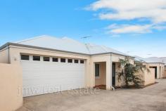 2/51 Fairbairn Road Busselton WA 6280 CENTRAL PERKS! This modern, open plan, bright and breezy unit is a part of a small and tidy complex of three. Upon entry you are greeted with a spacious open plan kitchen/living/dining area that is sleek with large floor tiles and neutral colours, a recessed ceiling which creates character and a ceiling fan. The undercover, decked alfresco area is adjacent and links both living and dining to a useable space for all seasons. Conveniently located within walking distance to the town centre, new community centre, cinema and an all too easy stroll to the magnificent coastline and all the other attractions that come with this fantastic postcode. The master suite is spacious and modern with a good sized ensuite and walk-in robe; again the clean neutral palate tones of the carpet and wall colour continues through to this area. If you are looking for an investment property or a modern easy to maintain smaller property, then look no further – inspections are a must. Currently tenanted until 8th January 2015 @ $340.00 per week. For further information please contact Kerry House 0417 775 153 or Joe White 0417 939 715 or visit our website to view other . General Features Property Type: House Bedrooms: 3 Bathrooms: 2 Land Size: 241 m² (approx) Indoor Features Toilets: 2 Outdoor Features Garage Spaces: 2 $449,000