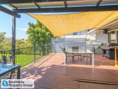 1334 Beaudesert Rd Acacia Ridge QLD 4110 Entertain your friends and family with the generously sized back deck and fully fenced backyard. The fully-equipped kitchen, combined living and dining room open straight out onto the deck; perfect for families and entertainers alike. Features include; * Two bedrooms plus study * Functional kitchen with stainless steel appliances including dishwasher * Large back deck, partly structurally undercover and partly covered by sail * Hardwood timber flooring through living and kitchen * Air conditioning unit in living area * Wardrobes in main bedroom * Ceiling fans in bedrooms * Private front deck * 5KW solar system - Cut down your electricity costs! * Two water tanks * Garden shed * Fully fenced 575sqm block, plenty of room for a pool * Remote lock up garage plus sail in front for extra car space * Security screens Location; * Parkland across the road * Very close to bus stops * Close to Acacia Ridge Shopping Centre - Approx 500m away * Close to Souths Sports Club & Acacia Ridge Primary - Approx 1.5km away