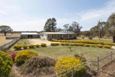 324 Western Hwy Ararat VIC 3377 For Sale $349,000
Set on 2.5 acres on the edge of town with a
rural outlook this 4 Bedroom home is now like brand new. Suitable for
horses, hobby farm or if you just want space to move. Features include
22 solar power panels, all new colorbond cladding, new floor coverings,
plaster, fresh paint, insulation in walls, new blinds & drapes,
upgraded wiring, new split system air con, wood heater, master ensuite
with spa bath, 3 showers & much more. This home is low maintenance,
energy efficient & the complete package. Outside is an impressive
man cave 10x12 shed with auto roller doors, large paved covered BBQ
area, stables, lockup machinery shed, storage & chook sheds, back
patio with lovely Easterly views and secure & well fenced yards.
Worthy of an inspection if a country lifestyle is your desire.