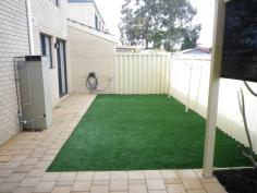 2/22 Beverley Road Cloverdale WA 6105 Modern 3 bedroom 2 bathroom townhouse with 3 toilets, spacious living area, kitchen/dining, double garage with remote roller door, walk in robe to main bedroom and double built in robes to 2nd bedroom, courtyard area with paved pergola and synthetic turf for easy maintenance, stainless steel oven & stove top, gas cooktop, ducted air conditioning upstairs and reverse cycle air conditioner downstairs. Small pet considered. Great location-short walk to Belmont Forum and bus route.