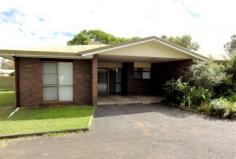 4/30 Wood Street Dalby Qld 4405 AFFORDABLY YOURS IN A GOOD LOCATION
Situated in a small unit community sits this attractive 2 bedroom
brick Unit with rear lane access. You will appreciate the reasonable
sized side and rear fenced yard with a stamp concrete pergola area to
relax on + lockup storage cupboard. The unit consists of single
carport with adjacent entertaining area, 2 good sized bedrooms both with
built-in robes, generous sized open plan kitchen / Dining and lounge
area. There are also a reverse cycle air-conditioner unit in the living
area + ducted evaporative air-conditioning. Ring now to book your private inspection.