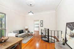 3/63 Douglas Street Stanmore NSW 2048 This Strata apartment (or 'maisonette') offers a rare combination to
the discerning buyer. The interior has a New York-style black wrought
iron spiral staircase, pristine wooden floors, white walls and recessed
lighting made possible by the high ceilings and original cornices.
The exterior is of European rustic provincial farm house style, with stressed shutters and even a few 'medieval' flourishes.
It is the ideal find for that person looking for a complete departure
from the plastic shiny minimalist perfection. An unusual original
strata apartment Circa 1930 with character, privacy and flexible floor
plan occupying 2 levels.
The unit is situated to the rear of a block of 9 security apartments with an entrance on each level.
Features include:
* 2 double bedrooms, main with B/In wardrobes
* 1.5 bathrooms, main with tub.
* Internal laundry
* Living/dining area
* Brand new kitchen offering stainless steel appliances, granite bench tops, plenty of cupboard space and pantry
* Solid timber floors
* Air conditioned bedroom on each level
* Timber venetians and full drop quality curtains for extra privacy
* Double- glazed windows.
* Full security on all windows and entrance doors.
* Entrance door on each level