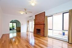 1/1 Tarragon Street Mile End SA 5031 $390,000-$410,000
This is a beautifully presented property situated only minutes to the
city and is located to nearby restaurants, cafes, transport and shops
for your convenience. The home would suit first home buyers, investors, professionals and mature buyers looking for a lower maintenance property. Comprising the following: - 2 good size bedrooms the main with a bay window and built in robes - spacious lounge room with split system air conditioner and side courtyard - kitchen with meals area and direct access to the rear yard - pergola for entertaining in a pleasant garden setting - separate laundry and 2nd toilet - new carpet and floating floor boards - ceiling fans in both bedrooms and living area - off-street parking This is a very well presented property and offers a great low maintenance lifestyle for the right buyer.
Other features: Built-In Wardrobes,Close to Schools,Close to Shops,Close to Transport,Garden
