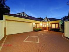 9A Alness Street Applecross WA 6153 There is a lot to love about this easy care, private and secure single storey family sized home. Whether it is downsizing and you want a single level home with space to move, or the perfect family home with ample functional living space or an upgrade into a prized location, here is a home that is ideal for your needs. Hard to find with 4 bedrooms and a study, there is a richness of character and warmth sure to impress, from the high ceilings, to decorative architraves and