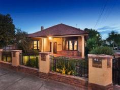 45 Maribyrnong Road Ascot Vale VIC 3032 Elegant Art deco solid brick home! Impressive classic solid brick home on large corner block. Features leadlight windows, timber dado, open fireplace to large formal dining room, polished timber floors, 3 bedrooms, 2 with built in robes, classy bathroom with spa bath, family sized timber kitchen with dishwasher and walk in pantry. Creature comforts include ducted heating, evaporative cooling, 2nd toilet, big back yard plus garage. Ideal for medical practice (STCA). Tram at door, train station 3 minute walk and close to Puckle street shops and cafes. General Features Property Type: House Bedrooms: 3 Bathrooms: 1 Land Size: 600 m² (approx) Indoor Features Air Conditioning Open Fireplace Outdoor Features Garage Spaces: 1 Open Car Spaces: 1 Other Features Verandah