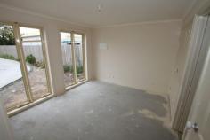 1/378 Rossiter Road Koo Wee Rup VIC 3981 INVESTORS TAKE NOTE! An exciting new package perfect for low maintenance living. 2 bedrooms with single garage. Features include island bench top, electric cooking, dishwasher, reverse cycle split system, semi ensuite, remote garage, garden shed and water tank. Walking distance to schools & shops. (Currently Tenanted $996PCM until 5/10/2013) General Features Property Type: House Bedrooms: 2 Bathrooms: 1 Land Size: 173 m² (approx) Indoor Features Built-in Wardrobes Dishwasher Outdoor Features Remote Garage Garage Spaces: 1 Courtyard Shed Fully Fenced