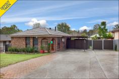 262 Madagascar Dr Kings Park NSW 2148 - 3 bedrooms with built in robes - Situated within Kings Langley primary school catchment - Detached single garage plus carport with side access - Large kitchen with meals area and dishwasher - Open plan lounge dining area with slow combustion wood fire - Timber entertaining deck overlooking north facing backyard - Large amount of storage areas - Walk to T-way bus plus shopping centre and primary school - Freshly painted throughout - 2000 litre rainwater tank and 9 solar panels on roof We have obtained all information in this document from sources we believe to be reliable, however we cannot guarantee its accuracy. Prospective purchasers are advised to carry out their own investigations.