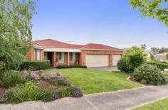 4 Semillon Ct Yarra Glen VIC 3775 Beyond its picture perfect street appeal you'll discover this immaculately maintained three bedroom home. Features include the master with ensuite and walk-in-robe, formal dining and lounge, family room, living room and large office. The beautifully appointed kitchen features meals area, quality two-year-old appliances, security camera/intercom to entrance and elegant cabinetry. The covered deck offers views to the hills, and overlooks the landscaped backyard featuring pretty rock-edged gardens, lawn and hedges. A triple garage (with rear access) and shed provide storage for the home handyman. Refrigerated cooling, ducted heating, two-year-old window furnishings, downlights and plush carpet further heighten the comfort of this amazing home. Located in a beautiful estate close to shops, parks and other amenities, it'll be love at first sight! -