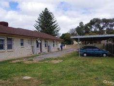 Moonta, SA 5558 $395,000 Investors looking for a secure investment ?
This is a great opportunity to purchase a block of units in the heart
of Moonta. These solid brick units offer long term established tenants.
There are 4 units, each with air conditioning, in total taking $615 per
week. The units offer tenant under cover car parking and are situated on
a spacious 1541m2 allotment. The units have been managed by Century 21
for many years. Prior arrangement is required to inspect the premises as
notice needs to be given to the tenants. For further rental information
call Meagan Blanden on 0418 859 839 or for information on sales and
land call Greg Smith on 0418 859 017.