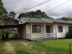 20 Marrabel Rd Saddleworth SA 5413 Just outside the main township and nearby to the new home subdivision sits this delightful timber framed home in need of someone to take care of it, or rebuild it... * Large block approx 900sqm * Access to the rear * Carport * Toolshed * Front Verandah * Spacious separate Lounge room * Gas Heating * Timber Floors * 3 Bedrooms * Family Bathroom * Eat In Country Style Kitchen Dining * Electric Cooking * Rear Lean too Storage area * Laundry Terrific Opportunity here for someone to turn a house into a home in the beautiful country location.