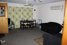 1/49 Jamieson Avenue Red Cliffs Vic 3496 $145,000 Own your own home or start your investment portfolio! Rented for $180 per week, month to month. This 2 Bedroom brick veneer with a reverse cycle split system is sure to please. Kitchen with dishwasher and pantry Small garden shed, very neat paved rear yard. Secure single car accommodation.