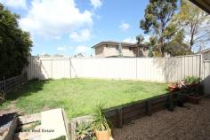 17/7 Thomas Rose Drive, ROSEMEADOW NSW 2560 This
fantastic 2 bedroom villa is situated in a secure gated complex. Close
walking distance to the local shopping plaza and schools along with bus
transport close by. - The only freestanding villa in the complex - Formal lounge room with dining area off the kitchen - Modern kitchen with stainless steel appliances & microwave nook - Main bedroom has double mirror built-in wardrobe - Good size tidy yard with lock up garage & carport - Internal access to the garage If you are first home buyer or an investor, you don’t want to miss this opportunity.