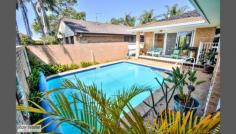 Forster Keys, NSW 2428 Absolute waterfront, three bedroom home tucked away in a quiet street in a popular Forster Keys location * All bedrooms with BIR's and ceiling fans * Main bedroom features a large ensuite and beautiful views over the Keys * Open plan, tiled kitchen and dining area with a combustion fire place * Formal lounge room also takes advantage of the waterfront aspect * Private, sun filled courtyard includes an in-ground saltwater swimming pool * Level, low maintenance property * Slipway, jetty, fully fenced yard, side access, rainwater tank and double lock up garage make this property complete $559,000