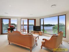 Kangaroo Point NSW 2224 Classy Tranquil Living An
astounding near new home enviably located on one of the best streets of
the blue ribbon location of Kangaroo Point/Sylvania. This charming
north facing home boasts of a unique design that exudes luxury, class
and sophistication within a peaceful and serene environment. Overlooking
the lovely tranquil waters of Georges River towards Bald Face Point,
this deep water front property has direct water access. This beautiful
spacious 1000m2 (approx)home not only provides for comfortable spacious
living but also generous space for any occasion. This property
features: 5 bedrooms 3 baths Marble spa Designer kitchen Home office Ducted air-conditioning In ground salt water pool 3 garages Security View Sold Properties for this Location View Auction Results