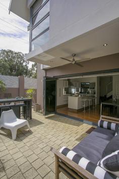 191 Newborough St Doubleview WA 6018 $929,000
Amazing home built over three levels with
glass and architectural angles, views of leafy trees and wide open green
parkland from all windows.
This is a perfect home bringing the outside in and the inside out with
great bi-fold doors opening out to a private quiet alfresco area off the
family living space downstairs, even a study thrown in as well. Another
two big lounge/family rooms one on the second floor and one on the
third floor, the loft a large entertaining area with magnificent views
over...