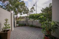 22B Belgrave St Maylands WA 6051 This stunning architecturally designed 6 years young home is located in a strongly favoured enclave of Maylands. Enter
via the secure front gate through a tranquil courtyard to the front
door. The lower level consists of passage, separate laundry, powder
room and open plan kitchen dining living area. Upstairs are the 2
bedrooms and 2 ensuite bathrooms. FEATURES Remote controlled double lockup garage Storage area and workshop in garage Access to the rear of the property through the garage as well as a side path PV Solar Panels on the roof for cheaper power bills Bamboo flooring on the lower level, staircase and upper landing Carpeted bedrooms Juliet balcony off second bedroom Recessed halogen lights throughout European stainless steel appliances in kitchen including fully integrated Dishwasher Ceasar stone benchtops throughout Double Stainless sink Fully ducted reverse cycle air-conditioning with 2 condensers for zoned climate control Instant Gas HWS Fully reticulated established garden Smart Wired Three Phase power Built in robes in each bedroom Green Title – No strata fees or Corporate Body to answer to Parking for 4 cars Security screens throughout Opposite a large well maintained park Corner block City glimpses
