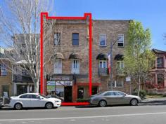 96 Glebe Point Rd Glebe NSW 2037 Outstanding Dual Income Investment Located in the heart of Glebes café and dining district with the markets, plenty of street parking and public transport close by, this well maintained property boasts a combined annual rental of approximately $119,000+GST. *Two well established tenants with long term leases *Retail shop leased out on 5 x 5 year lease plus 1/3 outgoings on water and council rates *9 bedroom guest house/ student long term accommodation leased out on 5 x 5 year lease plus 2/3 council and water and 100% water usage *220sqm land area approx. *City skyline views *Rear lane access (Garage
