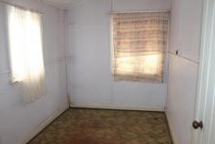2 Anderson St Dowerin WA 6461 A home for just $89,000 - in a great town - you got it ! Sure, this is no palace, but with some painting, floor coverings, update the kitchen and bathroom and general TLC you will end up with a tremendous home in central Dowerin townsite. The home has a front verandah, lounge, two bedrooms, kitchen/dining, double sleep out to the side, plus a rear sleep out (or office). The bathroom is basic but does have a bath and a shower. The toilet and laundry are in a covered area outside the back door. There is a "Bushman" heater in the lounge, plus an old style air conditioner, and there is a solar hot water system. To the side of the home is a carport, plus three small sheds, and you have rear access to the property from the laneway. Plenty of room for the kids to play, vegies, chooks etc. The home is close to the main street and Dowerin Primary School. This is a home for someone prepared to do some improvements - and to reap the rewards.