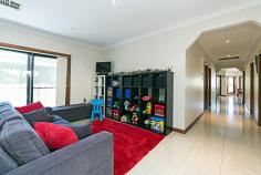 13 Seaview Grove Blair Athol SA 5084 Can you believe it? A 2006 built home in the magnificent inner city
north suburb of Blair Athol, situated on over 600 m2 allotment. Rare as
hens' teeth. This quality built family home comprises:- - Master bedroom with walk in robe and ensuite - Second and third bedrooms with built in robes - Fourth bedroom or study - Second living area with a gazebo covered courtyard - simply magnificent - Spacious kitchen/dining/family area overlooking the large but easily maintained rear yard and verandah - Reverse cycle ducted air conditioning through out - Main bathroom with large shower alcove and separate toilet - Double glazed windows, extra split system air conditioner in master bedroom - Magnificent tiled flooring throughout the entrance and main living areas - Extra cupboard space with more features too numerous to mention - Huge double garage with rear door and off street parking for 4 more vehicles The
current owners are proud to offer their home for sale in the popular
suburb of Blair Athol, only three streets from Prospect and 6kms from
O'Connell Street, North Adelaide. Also available are a wide range of
amenities including public transport, parks, schools, restaurants,
Northpark Shopping Centre, the newly developed Churchill Road Precinct
and the soon to be opened Costco. Be quick as quality homes on large allotments don't last long. (You
should assess the suitability of any purchase of the land or business
in light of your own needs and circumstances by seeking independent
financial and legal advice.)