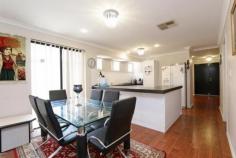 161 Nicholson Rd Lynwood WA 6147 FIXED DATE SALE OFFERS CLOSE SUNDAY 16/11/2014 5:00PM SHARP UNLESS SOLD PRIOR Be the first to view this convenient, attractive and safe family home! No more spending the weekends doing chores in the garden or mowing lawns! Instead, spend the time with family and friends and live life the way it should be lived. Enjoy plenty of dining in the open plan kitchen/dining area and watch your friends and family be impressed with the styling of this lovely home. If it's time to yourself you need, read a book or watch your favourite show in the relaxing atmosphere of the separate lounge room. When you buy this property you will be situated in a great location, only 5 minutes from Carousel Shopping Complex, 3 minutes to Roe Highway and a 10 minute walk to an abundance of local shopping centres! Got kids? The local primary school is only a 5 minute walk. Property features: - Evaporative air conditioning - Separate lounge room - Main bedroom with ensuite and walk in wardrobe - 3 additional bedrooms, 2 with built in wardrobes - Alarm system - Security windows - Low maintenance block - Green title - Stylish decorations throughout - Separate toilet - Great location- Close to schools, shops and Roe Highway The features of this property are plenty, make sure you come and take a look for yourself!
