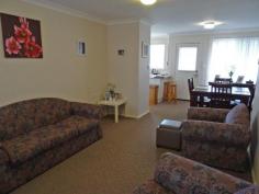16/189 Clinton Street Orange NSW 2800 Under Contract For Sale $239,000 Features General Features Property Type: Unit Bedrooms: 2 Bathrooms: 1 Land Size: 191 m² (approx) Indoor Toilets: 1 Outdoor Garage Spaces: 1 Other Features Built-In Wardrobes,Close to Schools,Close to Shops,Close to Transport,Secure Parking Not a Cent to Spend! Immaculately presented, this beautiful 2 bedroom unit presents as new. Large main bedroom with built-ins and bay window and built-ins in the 2nd bedroom. Generous modern bathroom, comfortable lounge/dining room and a great kitchen with good storage and lots of northerly sun. Elevated sunny back yard, perfect for entertaining, spacious laundry and internal access to the single lock-up garage with remote door. Perfect property for anyone wishing to downsize. Inspections are easily arranged. Inspections Inspections by appointment only