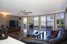 25 Headsail Drive Banksia Beach QLD 4507 THIS IS IT! MOVE IN, SIT BACK AND RELAX. VIEWING IS ESSENTIAL! Viewing is essential to appreciate the wide canal views and immaculate presentation of this luxurious canal home. Downstairs- • 4 bedrooms with built in robes • House bathroom with separate WC • 2 living areas • Dining area • Amazing kitchen with large island and Caesar Stone bench tops, electric oven & gas hob. Upstairs- • Huge parents retreat with double walk in robe • Large en suite • Private balcony to enjoy those beautiful views and breezes • Spacious office. Outside- • Large under cover BBQ area with insulated colour bond roof • Separate large TV/ seating area • Large 10m salt water pool • Large pontoon with electric winch, power, light & water • Water tank, spear pump and garden shed. At the head of a canal cul de sac this is truly one of the most private canal properties you will find. If you are looking for a home combining luxury and comfort, this is the one for you. Call to arrange an exclusive viewing. General Features Property Type: House Bedrooms: 5 Bathrooms: 2 Land Size: 1014 m² (approx) Price per m²: $837 Outdoor Features Garage Spaces: 2 $849,000