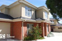 2/30 Jubilee Street NUNAWADING VIC 3131 Comfort, privacy and convenience assured with this wonderfully accommodating double-storey townhouse positioned on a secure allotment within close proximity to all amenities. Step inside this lovely town house and you will not be disappointed. Features: two bedrooms, all with built in robes (including main with ensuite), separate laundry and single remote lock up garage. The ground floor comprises main entrance, open study area, separate living area, and a generous open plan kitchen over-looking a glorious court yard and low maintenance garden. This modern kitchen includes stylish stainless steel appliances with gas cooking and dishwasher, as well as adequate cupboard space. Upstairs features two bedrooms, the master with split system air conditioning, and both with built in robes. The stunning family bathroom boasts a full size bath and separate shower. Enjoy easy freeway access and the convenience of being able to walk to Blackburn Primary School, Blackburn High School, bus and train, shops (Station St shops, Nunawading's “golden mile” and local cafes) and Cootamundra Walk.