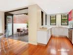 51 Francis St Leichhardt NSW 2040 Generous proportions and bright natural light, define this
well-designed, freestanding residence situated in a wide, tree-lined
street moments from Norton Street village and Leichhardt North Light
Rail station. Spanning two levels, the house has large bedrooms, two
living areas, alfresco entertainment zones, solar hot water and direct
access from a secure garage
Large living and dining areas with a seamless flow to a timber decked
alfresco dining/BBQ courtyard and sunny landscaped garden with level
lawn
Spacious CaesarStone kitchen with live 5 burner gas range, stainless
steel range hood, Bosch dishwasher, glass splash backs and pretty garden
outlook
Sitting room with bespoke cabinetry and library shelving, excellent
design features include ceiling shadow lines and glass louvres for
cross-flow ventilation
Downstairs bathroom with frameless glass shower and Caesarstone vanity
Big separate laundry with storage cupboards; another storage area under the stairs
King-size master bedroom has big built-in wardrobe (with pull-down
double hanging rails), sleek ensuite and balcony overlooking the back
garden
Two more double bedrooms, both with built-in robes, one with a balcony;
4th bedroom or study with built-ins, cabinetry, shelves and skylight
Upstairs bathroom features floor-to-ceiling tiles, deep bath and
separate shower; upstairs hallway with custom-designed cabinet and
uplighting
Design features include bespoke curtains, pendant lights, custom
cabinetry, quality carpet, polished hardwood timber floors and glass
louvres