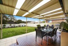 38 Marlowe Rd Bateau Bay NSW 2261 $569,000 Level Living on the East Side House - Property ID: 760179 There is nothing else to do to this beautifully presented east side home, situated on a 754 sqm level block, it is a rare find! Spacious formal lounge with polished wood floors runs into the dining area and kitchen. This home is immaculately presented and has new wooden blinds throughout. Gas cooktop & dishwasher make the galley kitchen a joy to cook in and the larger window overlooking the to the new extensive covered entertaining deck and fully fenced level back yard makes it ideal for keeping an eye on children whilst they play. All four bedrooms are double's and have plenty of natural light. Gleaming renovated bathroom & toilet with second toilet located next to the hide a way' compact laundry. Large family/rumpus room with sliding glass doors through to the deck give you the extra living space that you need. With a block this size there is potential to extend or add a granny flat', being on the east side of Bateau Bay it's hard to over capitalize! Print Brochure Email Alerts Features Land Size Approx. - 754 m2 Built-In Wardrobes Close to Schools Close to Shops Close to Transport Garden