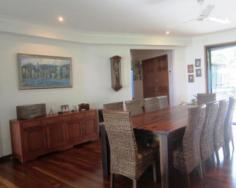 432 Lake Cooroibah Rd Cooroibah QLD 4565 This 2.17 ha site is the setting for this magnificent 8-bedroom home,
now too large for it's empty nester owners who wish to downsize.
There is potential for use as a corporate resort, dual home, couples retreat or a B&B.
The home is surrounded by approx. 1/4 km covered decking which offers 5
alfresco entertainment areas including a large central breezeway.
Features Include:
506m2 under the roof and 400m2 of covered verandahs
High Cathedral ceilings, double sliding doors throughout
Large sitting room with dining area, second area as bar.
Master suite privately on first floor with dressing room and ensuite
Second Master suite plus six further bedrooms, 6 bathrooms
Large working office with access to verandah
Generous outbuildings, capacity for 11 cars, workshop
Large resort style pool with waterfall and gazebo
Dam, solar hot water, 3 phase mains electricity.
Noosa 12 minutes drive from shops,beaches, schools.