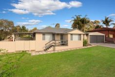 1 John Sulman Pl St Clair NSW 2759 Situated in a quiet cul-de-sac only a minuets walk to local shops
schools and public transport this fully renovated brick home is sure to
sell fast! currently tenanted with a current return of $380per week it
offers- 3 bedrooms with ceiling fans, built-ins, fully renovated
bathroom, fully renovated kitchen with plenty of storage, lounge with
timber floors and split system air, outdoor pergola, double lock-up
garage, new blinds, fresh paint, restored and painted roof, new gutters
and loads more. MAKE AN OFFER!