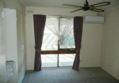 1/32 Jamieson Street Myrtleford Vic 3737 $178,000 Located at the top of Jamieson Street with views over the town this 4 bedroom unit has great potential. On the market at a reasonable entry level it consists of an open plan living area with a combustion wood heater and split system reverse cycle air conditioning, galley style electric kitchen, ceiling fans, built in robes in 3 bedrooms plus air conditioners in 2, a large decked outdoor area with excellent views and dual under cover car parking underneath. Admitting it does need a little modern updating which could be done over a period of time at this price it is affordable. Features Deck Outdoor entertainment area Electric stove Dishwasher Electric hot water system Ceiling fans Air conditioning Heaters Property Details Property ID 1066 Bedrooms 4 Bathrooms 1 Car Ports 2 Land Area 653 m2