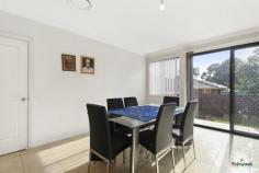 3/19 Myall Road Casula NSW 2170 $549,950 Executive Style In Security Gated Complex! Townhouse - Property ID: 757697 This 4 bedroom townhouse is larger than most homes being built today in new subdivisions and also has a yard to match. Homebuyers, look at these features; - Formal lounge and dining - Family room - Modern kitchen with granite bench tops, gas cooktop, pantry and dishwasher - Upstairs study - Extra-large bedrooms with main bedroom featuring walk-in robe and large en-suite with double vanity and built-ins to all others plus Juliet balcony off the 2nd room - High Ceilings throughout - Ducted Air Conditioning - Tiled downstairs, carpet upstairs - Big North facing yard with heaps of room to move - Downstairs W.C in laundry - Large garage with auto door plus allocated car space - Gas Hot water and Cooking - Security gated Complex of 7 only - Churchill Gardens Location - A short walk to Casula Mall, bus at door and schools. Easy access to M5 and M7 Motorways - Currently tenanted at $480.00 per week only until 13/3/15, so live-in or invest - Strata only $315.00 Per Quarter A master built, small complex in a great tightly held location, call me today! Print Brochure Email Alerts Features Building Size Approx. - 216 m2 Land Size Approx. - 394 m2