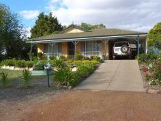 5 Shepherds Turn Boddington WA 6390 IMMACULATE HOME ON 1/2 ACRE Wow what a home! This 4 bedroom, 2 bedroom home is immaculate inside and out and has the best outlook over the hills. The home features slate floors, lovely family room kitchen area, reverse cycle air-con, side patio area and single carport. The gardens are beautiful with some large shade trees which makes a beautiful place to sit and relax and enjoy your country life. There is a huge garage/workshop which as side access and the yard is fully fenced. You will love this home as soon as you enter, so inspect today and don't miss your opportunity to purchase this beautiful home. General Features Property Type: House Bedrooms: 4 Bathrooms: 2 Indoor Features Toilets: 2 Outdoor Features Carport Spaces: 1 Garage Spaces: 2 $499,000