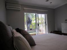 1/11 Bridge Road, Mackay, QLD, 4740 Located only footsteps to the beach.... 2 Bedrooms with large built in's (main with aircon and TV) Large open plan living Large bathroom and seperate toilet Tiles and fans throughout Private outdoor entertaining area overlooking pool Own entrance to pool area, just steps from the outdoor area Secure quiet area of complex, no stairs. Lock up garage with laundry and shoppers entrance Additional parking bay at doorstep Tastefully furnished with quality furnishings and whitegoods, please note no linen supplied Price $450 pw