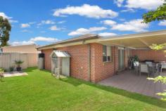 4 Edmund Blackett Close St Clair NSW 2759 Quite literally a stones throw away from the local shopping centre this
near new property would be the perfect downsize or low maintenance
investment, loaded with features it offers: 3 bedrooms all with
built-ins + study, open planned living with tiles and split system air,
polyurethane kitchen with dishwasher, large main bathroom + en-suite to
main bedroom, outdoor entertaining area overlooking a low maintenance
yard with manicured gardens, other features include water tank, back to
base alarm, ducted vacuum system, intercom system & garden shed. A
RARE OPPORTUNITY AWAITING YOUR INSPECTION.