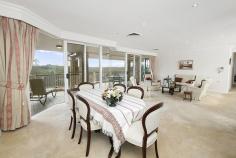 136/381 Bobbin Head Road Turramurra NSW 2074 This superb penthouse apartment offers the proportions of a house, 217 sqm internal plus 82 sqm of balcony, with all the benefits of single level living with a beautiful North facing outlook. Designed for the over 55's the property has a secure lift entrance from the garage to the apartment front door. Having a huge living area leading out to a beautiful covered balcony which enjoys a wonderful outlook, stunning kitchen with island unit, master bedroom with built ins and ensuite, 2nd bedroom with built ins and ensuite bathroom, 3rd bedroom with built ins and ensuite bathroom, fourth bedroom with built ins, separate bathroom. Balconies to the front and rear. Lift access to the huge double lock up garage. Ducted airconditioning and internal laundry. Huon Park complex offers resort style features including indoor heated pool and spa, full size snooker table, library, bowling green, dining room, hairdresser and a very active social committee. No departure or deferred management fees on re-sale. Property Details Price Offers over $1,800,000 Property Type Apartment