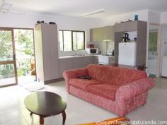 11/40 Coondoo Street Kuranda Qld 4881 $230,000 neg Hands down one of the best buys in Kuranda Unit - Property ID: 704811 Anyone that knows Kuranda knows that units are like hens teeth and vary rare to find. Professionals Kuranda are now offering a chance to secure yourself one of these units. Located in the heart of the village this two bedroom unit is spacious and has a free flowing sizable floor plan. This could be a great investment or just a great place to call your own. Many features include: Open plan Newly renovated New Kitchen New Bathroom New tiles throughout Built ins in bedrooms Back patio Security screened Back unit - so private than others in the complex only 12 units in complex Under cover parking Lock up storage cage This unit has a tenant in place so income is assured from day one. Easy walking distance to everything in Kuranda Don't delay !!! Kuranda should boom when Aquis Great Barrier Reef Resorts starts and then it will be too late to purchase anything in this price range