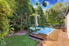 28 Forestville Avenue Forestville NSW 2087 A Tranquil Tropical Retreat Graced with a host of unique touches and wonderful indoor and outdoor living, this two storey family home is situated in a sought after pocket of Forestville handy to buses, shops and schools. This magically uplifting private retreat features tropical backdrops, cascading ponds, Balinese style cabana with thatched roof and several timber decks framed by lush green ferns and tropical garden plants. There are large living areas on each level. Families searching for well defined and very separate living spaces will be delighted. At entry level, the wide inviting entrance way leads to a very spacious open plan lounge and dining room which opens to a covered entertaining deck. This full width timber deck can also be accessed from the family room and modern granite eat-in kitchen. The master bedroom is spoilt for features which include its own study, a walk-in robe, ensuite bathroom, air conditioning and slide glass doors which open out to an Infinity spa pool with pressure jets, glass fencing and decking surrounds. A large home office which is optional as a 5th bedroom and a powder room completes this level. The lower floor consist of a generous sized rumpus room from which 3 more bedrooms are accessed from, as is the main bathroom, its own entertaining deck, the internal laundry and a large workshop and storage area. Other enticing features include: * Modern granite kitchen with large gas cook top and Asko dishwasher * Gas heated spa pool and gas HWS + slow combustion fire * Reverse cycle air conditioning * 3 phase power * Large carport able to accommodate several vehicles * The spa pool has been issued a compliance certificate * 1,012sqm block Property details Price: Offers Over $1,200,000 5 beds | 2 baths | 3 cars Property overview Property ID: 1P1710 Inspection: As Advertised or by Appointment Sat, 7th Feb 1:00 PM - 1:30 PM Property Type: House Land Size: 1012 m² (approx) Carport: 3
