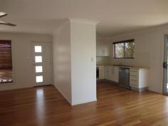 5/14 Wattle Drive Yamba NSW 2464 $299,000 PURE & SIMPLE Designed with simple uncluttered lines in mind. Space is featured in this well planned two bedroom unit. Styled to suit an executive couple or singles lifestyle, the open plan lounge dining kitchen features timber floors throughout. Featured in your own private yard, the large covered timber deck which captures the morning sun, combined with the open plan living allows ample space for those special occasions. The neutral palette of the kitchen features stainless steel accents to enhance the modern style and functionality of this space. Incorporating, ceramic stove, underbench oven, rangehood, large fridge space, corner pantry, double stainless steel sink. The light and airy bedrooms both have built in robes which feature coastal textured doors and timber venetian blinds for added style. The good sized bathroom provides shower and separate bath, vanity, and is enhanced by feature tiles. The galley style laundry has ample storage, and sliding glass external doors. Complete with remote control single lock up garage. Contact the marketing agent to arrange your viewing of this modern and sophisticated home with enormous appeal. Denise Gillies 0414 857 855 or Michelle Gillies 0403 188 385, or 6646 2400. Property: Unit Bedrooms: 2 Bathrooms: 1 Parking: 1 Zoning: R3 Medium Density Residential Council: Lot 5 SP 79751