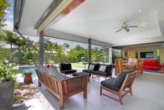 9 Mauritius Crescent Kawana Island Qld 4575 This pristine Asian influenced residence, is the epitome of contemporary Island living. Meticulously maintained and suited to those looking for luxury living with room for the extended family or professional couple working from home. Just some of the great features of this resort style home are as follows. Boasting 460m2 of high class living space on a 979sqm allotment. One off design incorporates a separate self contained granny flat/student accommodation with 2 Queen size bedrooms, bathroom, kitchenette and living room. A further 2 Queen size bedrooms with built-ins. King-size master bedroom with walk-through robe, luxurious ensuite with marble tops and spa bath. Stunning gourmet kitchen with two-pak cupboards and drawers, stone bench-tops and gas cook-top. Vast outdoor under-roof entertaining area, overlooking resort style pool. Purpose built home office with cathedral ceilings. Originally a 6 car garage has now been integrated into a huge games room. 3 car garage. Huge internal shed/storage room. Ducted air-conditioning throughout. Beautiful porcelain tiles. Electric security gate and security system, secure, safe and private. 9 Mauritius Crescent is situated in an enviable coastal position in the heart of Kawana Island, in easy reach of prime suburban centres, fabulous beaches, major schools and a myriad of exceptional entertainment and recreation facilities and the added convenience of being only a 5 minute drive to the new Kawana hospital complex.