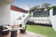 4/95 Wentworth Street, RANDWICK, NSW 2031 Drawing inspiration from the Australian landscape and seamlessly blending the raw and refined, Akora brings a fresh level of sophistication to the northern Randwick precinct and is a new landmark in this sought after address. The Townhouse @ Akora is a tribute to bespoke understated luxury, a restrained neutral palette and a feeling of space and light throughout. This townhouse features the entire ground level dedicated to open plan living and dining flowing to landscaped courtyard gardens for ease of entertaining and a stunning caeserstone kitchen showcasing Bosch appliances. Upstairs the 2 bedrooms both with fabulous built-in robes (main with ensuite), main bathroom (with bath) and hidden internal laundry. A selection of the finest finishes include beautiful spotted gum timber flooring, porcelain floor tiles, custom joinery, ducted reverse cycle air conditioning, security intercoms and alarms. Featuring a single basement car space plus secure storage cage, a private rear lane entry via Waverley Street into the courtyard garden.
