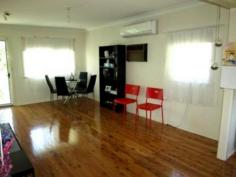 18 Market Street Tahmoor NSW 2573 Price: $365,000 Located close to town on a level 1012m² corner block is this potential gold mine! At present there is a renovated (inside) two bedroom home, one with built in robe, basic kitchen and bathroom, good size living area with split system r/c air con and polished timber flooring throughout. There is recently completed kerb and guttering to one frontage and all services available. Please note this property is currently tenanted and require 48 hours notice prior to inspections.