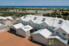 3/244 Secret Harbour Boulevard Secret Harbour WA 6173 SECRET BEACH FRONT PARADISE Price: From $489,000 Stunning 3 bedroom 2 bathroom townhouse located within walking distance to Secret Harbor Beach and Golf course. Beautifully appointed throughout, recessed ceilings, spacious living and meals area, 3 toilets, gas heating and cooking. Upstairs features the Master bedroom with a raked ceiling, balcony with stunning ocean views and an ensuite with a bath. Two well sized minor bedrooms, double auto garage and front courtyard. Features include: * Three bedrooms * Two bathrooms * Open plan living/kitchen area * Neutral decor throughout * Tiled to living areas * Stainless steel appliances to kitchen * Overhead storage to kitchen for extra storage * Front courtyard area * Easy to maintain gardens Location Features: 500m to Secret Harbour Links Golf Course, 200m to the ocean, 1.5kms to Secret Harbour Shopping Complex School Catchment: Primary Schools - Secret Harbour Primary School (1.0 km), Comet Bay Primary School (2.2 km) Secondary schools - Comet Bay College (1.9 km) Don't miss your opportunity to secure this ocean front property. Call Martha 0439 930 043