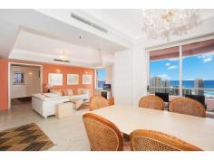 168 Grand Mariner 1 Commodore Drive Paradise Waters Qld 4217 995,000 218 Sq Metre, 30th Level, North East Aspect Perched high above the surrounding buildings, this unique and extra large apartment has breathtaking views both day & night. - Two separate living areas, both opening to wide and sunny balconies - 3 oversized bedrooms, ( 2 with huge walk in robes) - Large laundry plus ample storage options - Ducted air conditioning - Two car accommodation - Spectacular ocean, broadwater and hinterland views Grand Mariner is ideally located just minutes’ walk from patrolled surf beach, Main Beach cafes and light rail. The buildings unrivalled facilities include 24 hour manned security, 34 berth marina, indoor pool, outdoor 2000 sq metre swimming lagoon, 2 tennis courts, fully equipped gym, sauna, spas, steam room, billiard room, 2 function rooms plus much much more