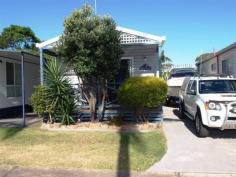 107/40 Shoalhaven Heads Road, Shoalhaven Heads NSW 2535 FOR SALE: $84,990 This annual site is located in the beautiful Coastal Palms Holiday Park at Shoalhaven Heads. Consisting of 2 bedrooms and 1 bathroom. Open plan kitchen / lounge area. Front verandah to watch the world go by. Out the back is a great paved area for private gatherings. Concrete driveway with plenty of room to leave the boat and car hooked up. Rates: $950 per quarter (water included) Electricity is separately metered Easy drive from Sydney after work on a Friday. Great spot centrally located to all that Shoalhaven Heads has to offer.
