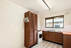 1/9 Victoria Street Preston Vic 3072 2111Price Guide: $360,000 - $395,000 | Type: Unit | ID #208367 Renovate And Be Rewarded! Enjoying a front position and close to the sought after Thornbury border, this two bedroom villa unit is immediately comfortable and will appeal to savvy investors, starters and downsizers. Cleverly designed, it features a low maintenance courtyard enjoying a northerly aspect and hallway with sliding doors opening to a separate living room. Adjoining is a neat kitchen with meals area, Euromaid gas stove and retro bench tops, whilst functional there's loads of potential to improve and add your own touches. There are two comfortable bedrooms presenting built-in-robes and they share a tidy bathroom with shower cubicle, vanity and bath. Extras include garage with courtyard entry, gas heater and skylight. Close to public transport, Northland and High Street cafes.